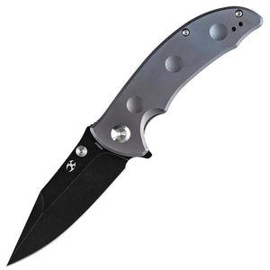 Kansept Knives Rei Framelock Blue Titanium Folding CPM-20CV Pocket Knife 1061A3