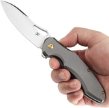 Kansept Knives Echis Framelock Bronze Titanium Folding S35VN Pocket Knife 1071A2