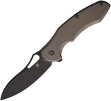 Kansept Knives Echis Framelock Bronze Titanium Folding S35VN Pocket Knife 1071A2