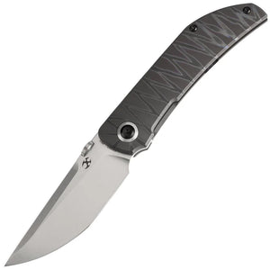 Kansept Knives Tarkin Framelock Tiger Stripe Flamed Titanium Folding 20CV Pocket Knife 1078A3