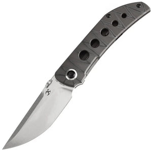 Kansept Knives Tarkin Framelock Tiger Stripe Flamed Titanium Folding 20CV Pocket Knife 1078A6