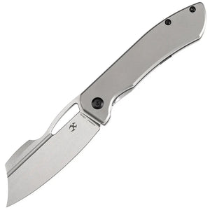 Kansept Knives Cybin Framelock Gray Titanium Folding S35VN Pocket Knife 1080A3