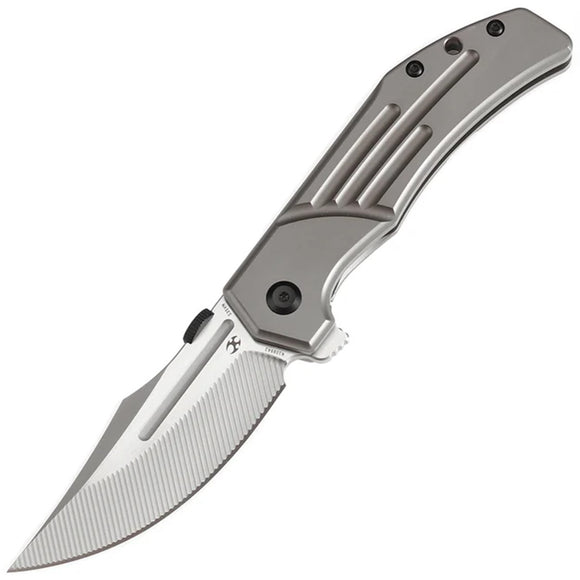 Kansept Knives Orion Framelock Bronze Titanium Folding S35VN Pocket Knife 1089A2