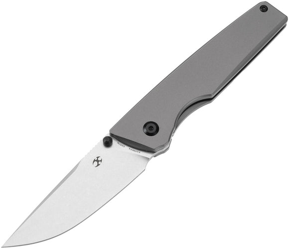 Kansept Knives Chimera Framelock Gray Titanium Folding S35VN Knife 1096A4