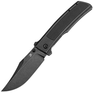 Kansept Knives Bison Framelock Black Frag Titanium Folding S35VN Pocket Knife 1108A4