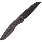 Kansept Knives Halide Linerlock Purple Haze Carbon Fiber Folding S35VN Pocket Knife 1136A3