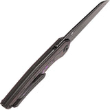Kansept Knives Halide Linerlock Purple Haze Carbon Fiber Folding S35VN Pocket Knife 1136A3