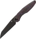 Kansept Knives Halide Linerlock Purple Haze Carbon Fiber Folding S35VN Pocket Knife 1136A3