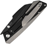 Kansept Knives Contra Framelock Black & Gray Titanium Folding CPM-S90V Pocket Knife 1139A2