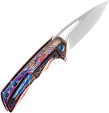 Kansept Knives Mini Kyro Framelock Titanium Folding CPM-S35VN Knife 2001B10