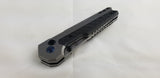 Kansept Knives EDC Tac Button Lock Titanium/CF Folding CPM-S35VN Knife 2009A2