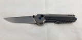 Kansept Knives EDC Tac Button Lock Titanium/CF Folding CPM-S35VN Knife 2009A2