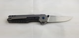 Kansept Knives EDC Tac Button Lock Titanium/CF Folding CPM-S35VN Knife 2009A2