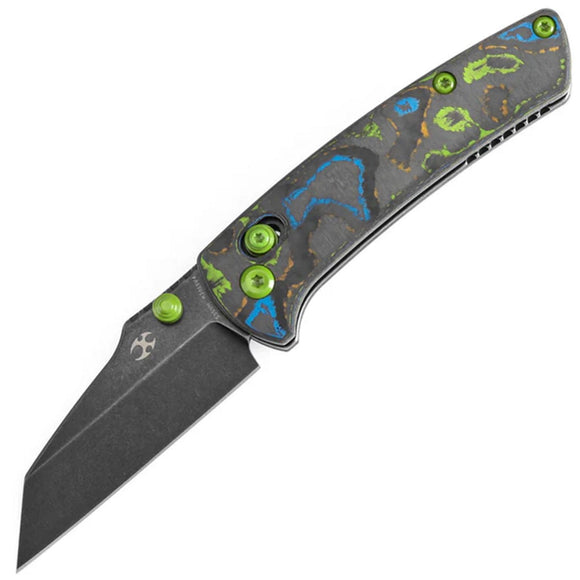 Kansept Knives Little Main Street Crossbar Lock 80s Carbon Fiber Folding S35VN Knife 2015V4