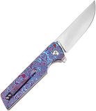 Kansept Knives Anomaly Linerlock Timascus Folding S35VN Pocket Knife 2038A7