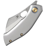 Kansept Knives Osprey Framelock Gray Titanium Folding S35VN Pocket Knife 2087A1