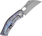 Kansept Knives Osprey Framelock Lightning Strike Titanium Folding S35VN Pocket Knife 2087A2