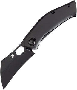 Kansept Knives Osprey Framelock Black Titanium Folding S35VN Pocket Knife 2087A3