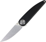 Kansept Knives Symétrix Framelock Black Titanium Folding S35VN Pocket Knife K2141A1
