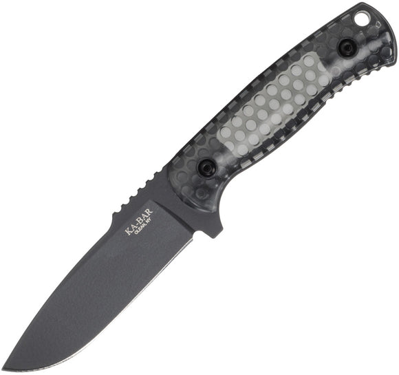 Ka-Bar George Cool Name Translucent 1095 Carbon Steel Drop Point Fixed Blade Knife 7700