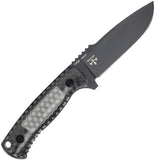Ka-Bar George Cool Name Translucent 1095 Carbon Steel Drop Point Fixed Blade Knife 7700