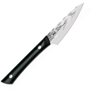 Kai USA Professional Paring Black POM AUS-6M Stainless Fixed Blade Knife HT7068