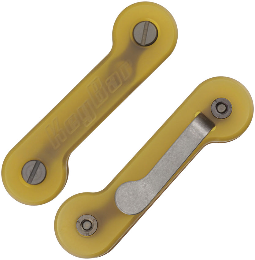 keybar　ナイフ　専用 KEYBAR Chaves Knives Edition CF/ Silver Titanium Skull Clip