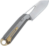 Ketuo Ventr V4 G/P Button Linerlock Gray Titanium Folding Bohler M390 Pocket Knife M0113