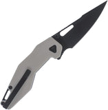 Ketuo Woody W/B Linerlock White G10 Folding 14C28N Pocket Knife M0116