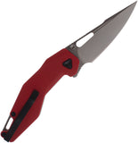 Ketuo Woody RED/P Linerlock Red G10 Folding 14C28N Pocket Knife M0117
