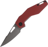 Ketuo Woody RED/P Linerlock Red G10 Folding 14C28N Pocket Knife M0117
