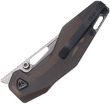 Ketuo Woody PEI/P Linerlock PEI Ultem Folding 14C28N Pocket Knife M0118