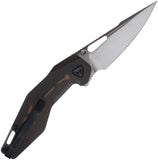 Ketuo Woody PEI/P Linerlock PEI Ultem Folding 14C28N Pocket Knife M0118