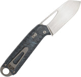 Ketuo Ventr V3 BL/S Button Linerlock Blue Carbon Fiber Folding 154CM Pocket Knife M0126