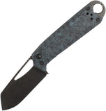Ketuo Ventr V3 BL/SW Button Linerlock Blue Carbon Fiber Folding 154CM Pocket Knife M0127