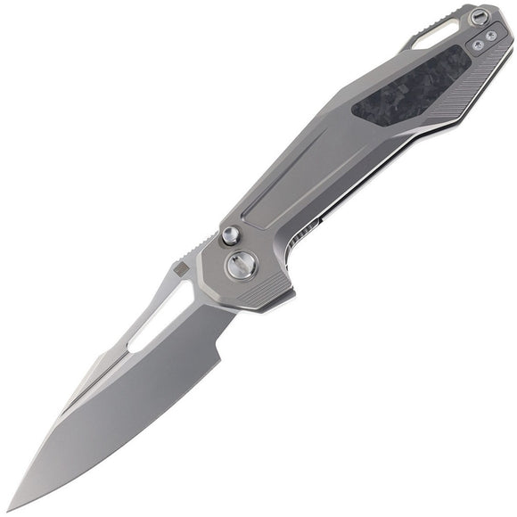 Ketuo Griffin V3 P Button Lock & Framelock Titanium & Carbon Fiber Folding M390 Knife M037