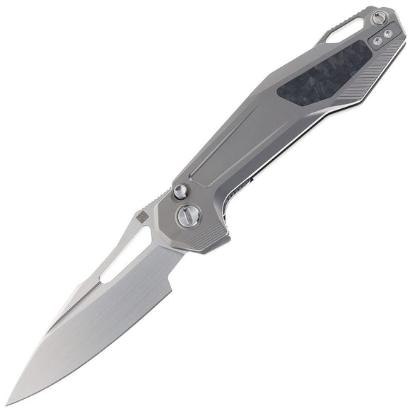 Ketuo Griffin V3 S Button Lock & Framelock Titanium & Carbon Fiber Folding M390 Knife M038