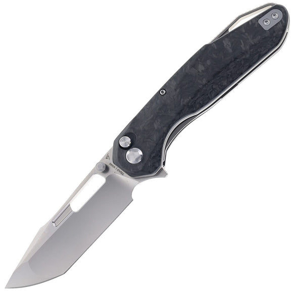 Ketuo Triad V3 Button Linerlock Carbon Fiber Folding M390 Pocket Knife M051