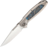 Ketuo Bratva S Linerlock Titanium & Carbon Fiber Folding Bohler M390 Pocket Knife M057
