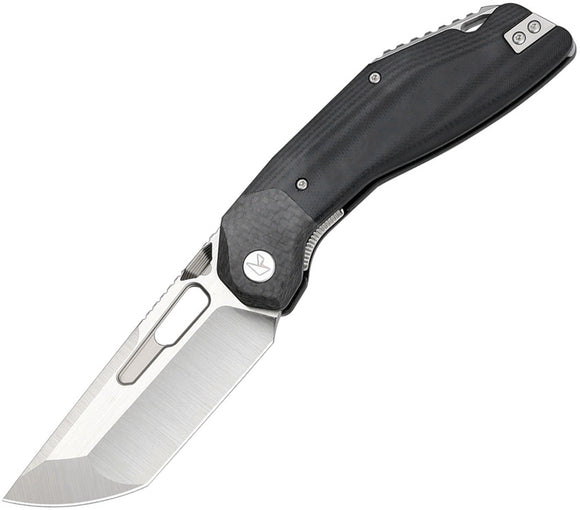 Ketuo Yakuza BL/S Linerlock Black G10 & Carbon Fiber Folding 14C28N Pocket Knife M059