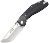 Ketuo Yakuza BL/S Linerlock Black G10 & Carbon Fiber Folding 14C28N Pocket Knife M059