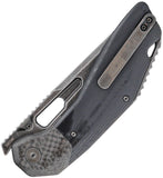 Ketuo Yakuza BL/SW Linerlock Black G10 & Carbon Fiber Folding 14C28N Pocket Knife M060