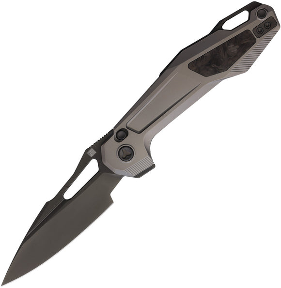 Ketuo Griffin V3 B Button Lock & Linerlock Titanium & Carbon Fiber Folding M390 Knife M069