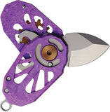 Ketuo Beetle Folder Purple Crystallized Titanium M390 Pocket Knife M079