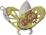 Ketuo Beetle Folder Gold Crystallized Titanium M390 Pocket Knife M081