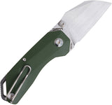 Ketuo Rhapsody V2 GRN/S Button Lock Green G10 Folding 14C28N Pocket Knife M091