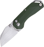 Ketuo Rhapsody V2 GRN/S Button Lock Green G10 Folding 14C28N Pocket Knife M091