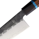 Ketuo Kawahiro Chef's Ruby & Ebony Wood VG-10 Fixed Blade Kitchen Knife H6603