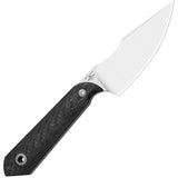 Kizer Cutlery Mini Harpoon Carbon Fiber Bohler M390 Fixed Blade Knife 1040S8