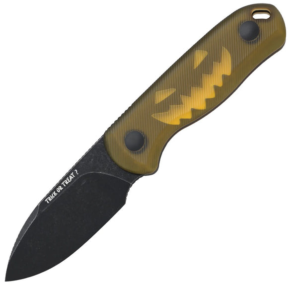 Kizer Cutlery Halloween LTE Drop Bear PEI Ultem 14C28N Fixed Blade Knife w/ Sheath 1094HW2